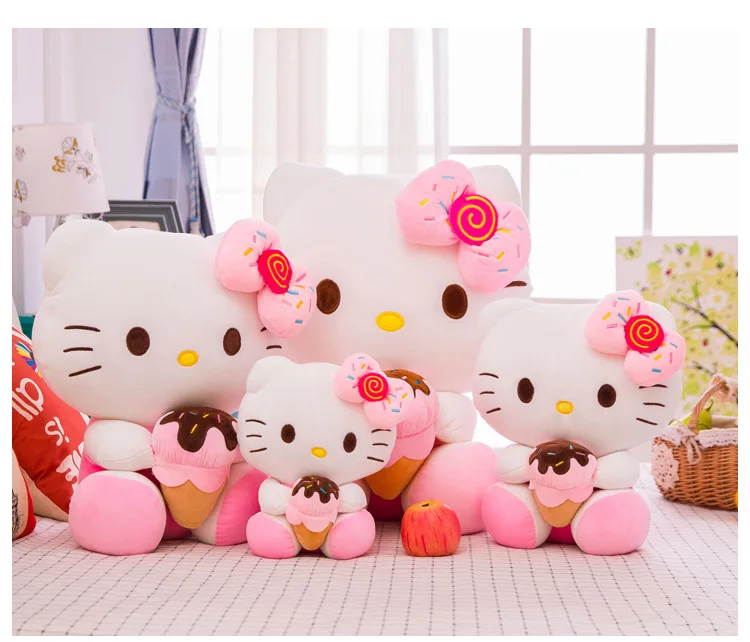 Стиль hello kitty кукла программное обеспечение вниз хлопок KT кошка плюшевые игрушки подушка hello kitty