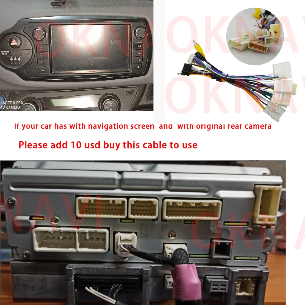 Android 10 Car For Toyota Yaris 2012 2013 20014 2015 2016 2017 GPS Navigation  DSP Carplay 4G WIFI BT 2 Din Radio Player No DVD