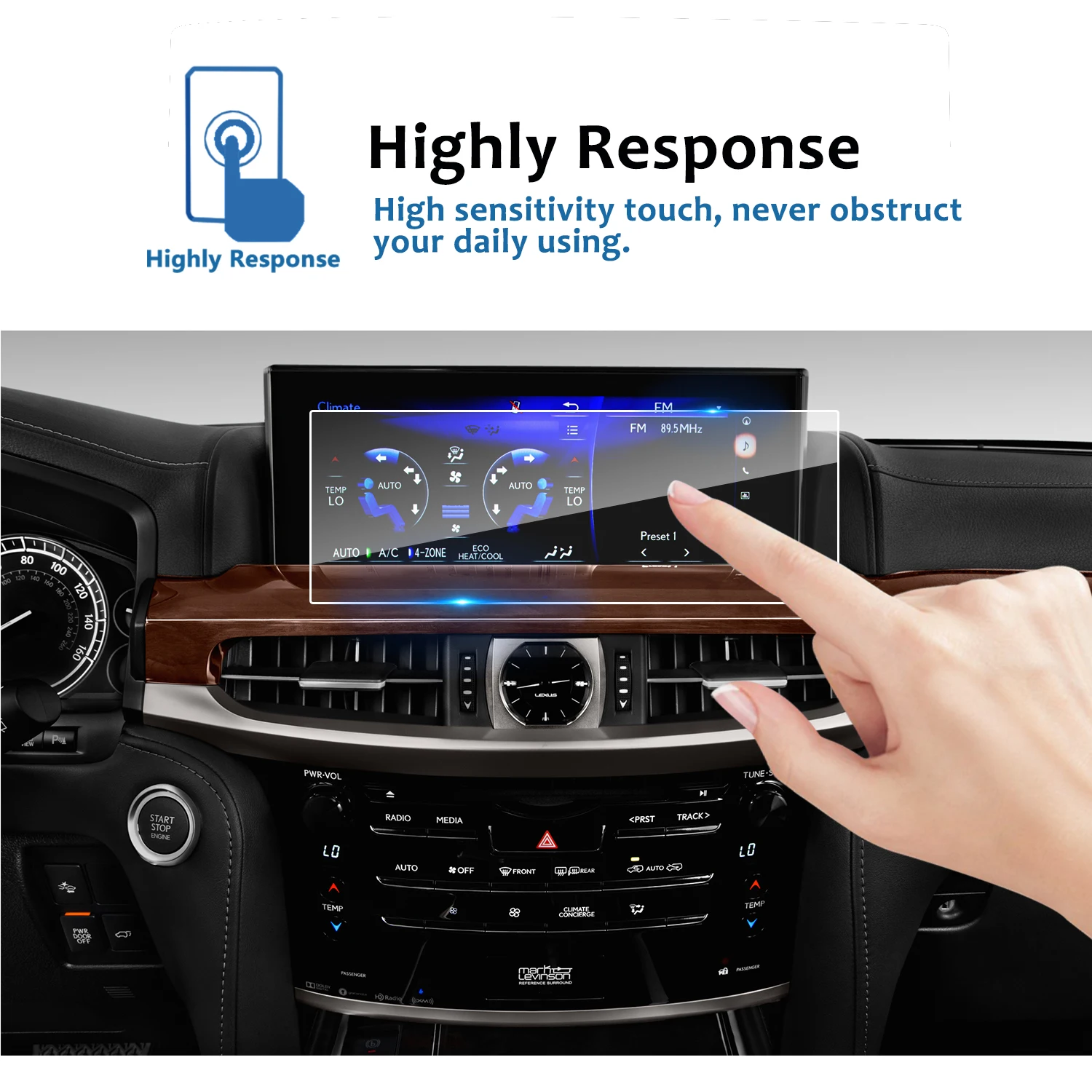 LFOTPP для Lexus LX570 12,3 дюймов автомобильная навигация закаленное стекло экран протектор дисплей для автомобиля Авто интерьерная Защитная Наклейка