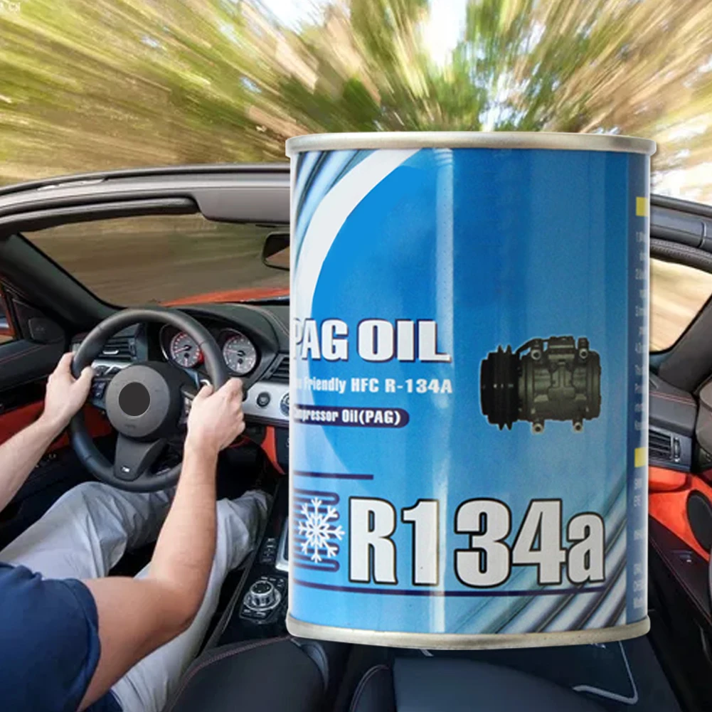 70ML Automotive R134a Refrigerant Oil Compressor Oil for Car Truck Bus Automotive A/C AC Air Conditioning System Refrigerant