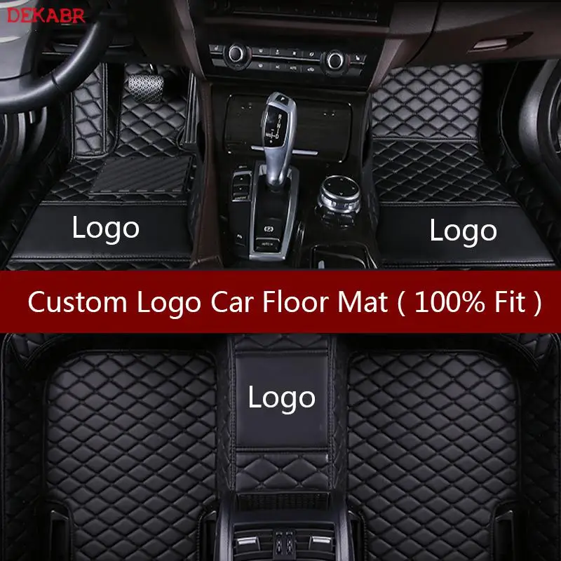 

DEKABR mat Logo car floor mats for Maserati all models GranTurismo Ghibli Levante quattroporte auto accessories car styling