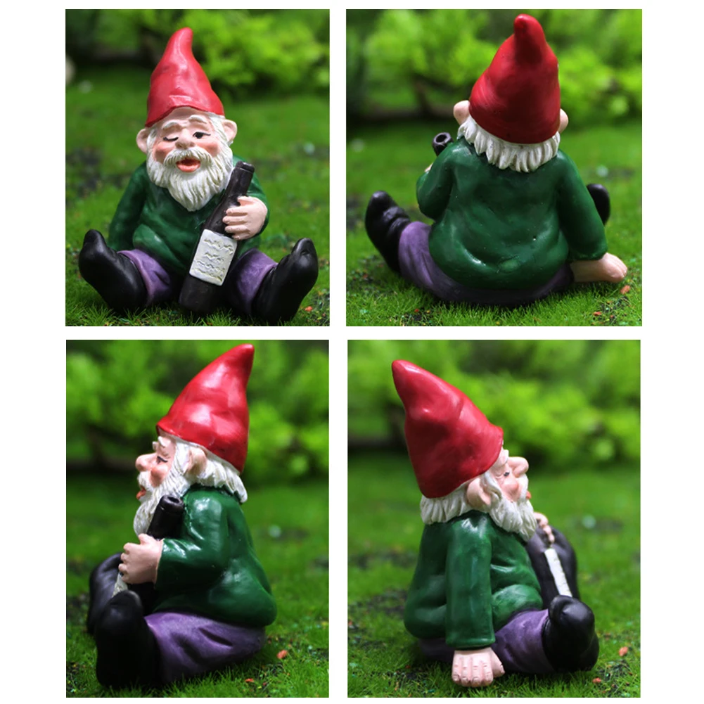 Mini Resin Moss Micro Landscape Garden Decoration Gnome Statue Resin Garden Figurines Ornaments for Bookshelf Garden Accessories Mini Resin Moss Micro Landscape Garden Decoration Gnome Statue Resin Garden Figurines Ornaments for Bookshelf Garden Accessories