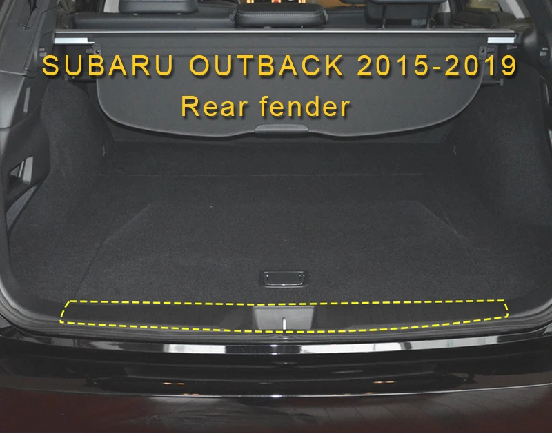 Gelinsi для Subaru Outback- автомобильный Стайлинг задняя дверь багажника Бампер Защитный чехол для крыла порога крышка отделка стикер аксессуары
