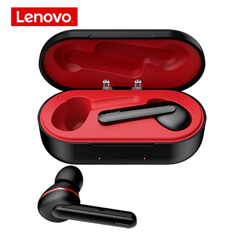 Lenovo гарнитура с длинной ручкой настоящие Беспроводные bluetooth 5 0 наушники