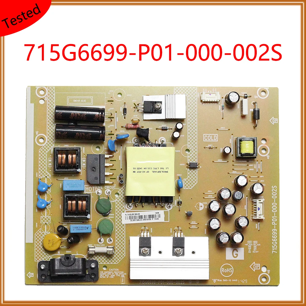 

715G6699-P01-000-002S плата питания для ТВ силовой карты, профессиональные Запчасти для телевизора, карта питания, оригинальная плата поддержки питания