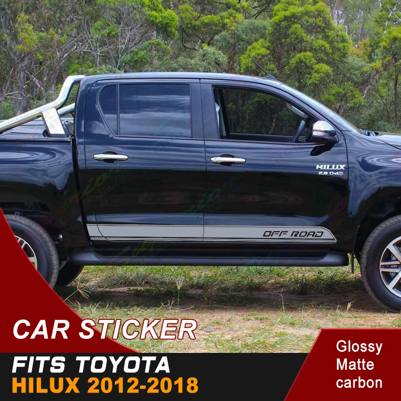 Наклейки для автомобилей TOYOTA HILUX revo и vigo 2012 2013 2014 2015 2016 2017 2018 графические виниловые