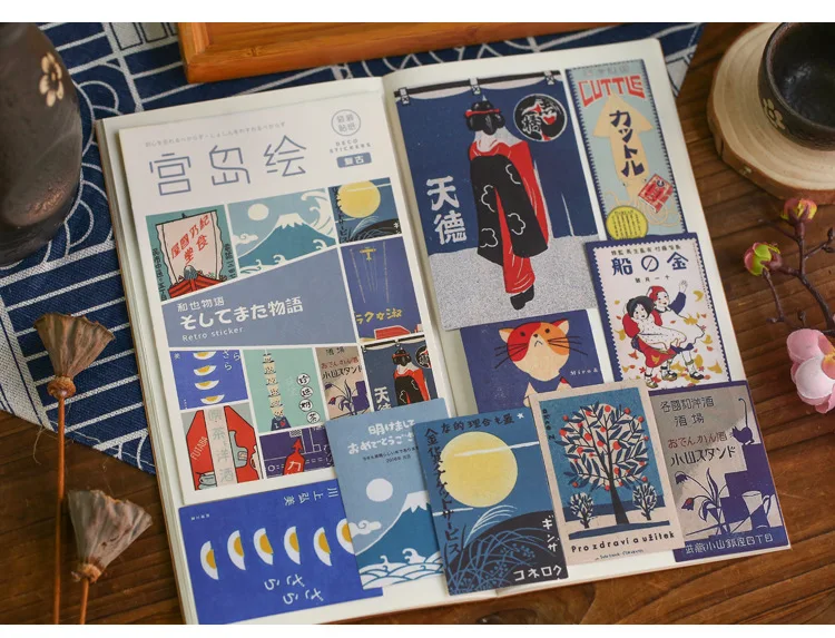 Mohamm 20 шт Упаковка стикер s истории японская наклейка хлопья стационарный Скрапбукинг подарок для девочек школьные принадлежности