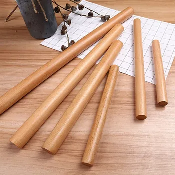 

Wooden Rolling Pin 4 Size Solid Wood Fondant Cake Decor Dumplings Noodles Roller Rolling Pin Dough Roller Kitchen Cooking Tools