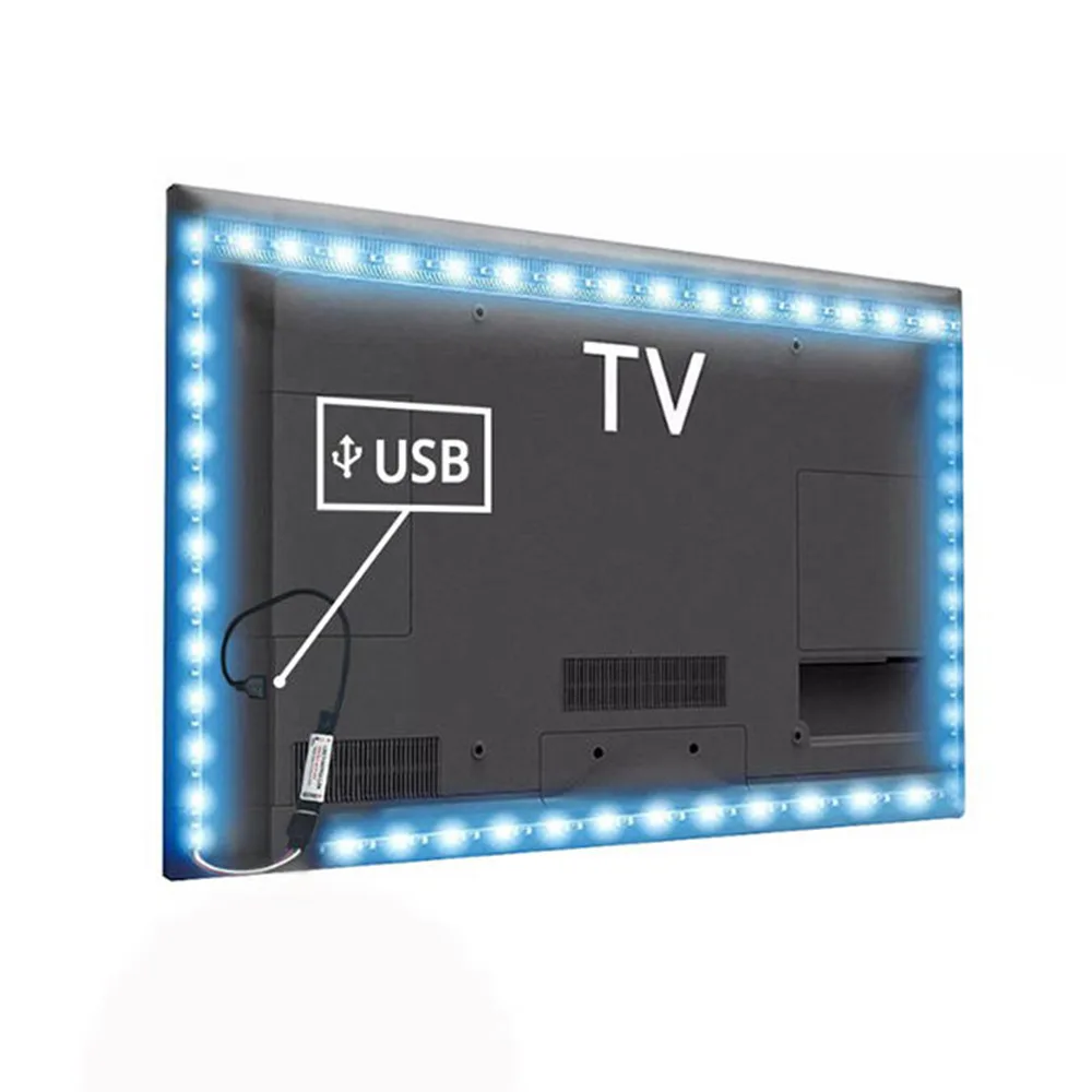 Гибкая светодиодная лента 5 м 24 клавиши USB В постоянного тока 300