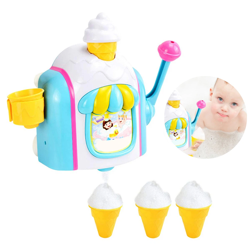 ice cream cone bath toy