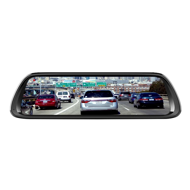 10 Inch Android 8.1 4G Rearview Mirror Car Dvr Camera Gps Navigator Bluetooth Music Wifi Hd 1080P Streaming Video Recorder