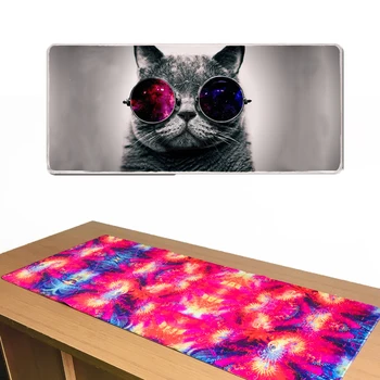 

Large Size 40x90cm Gaming Mouse Pad Non-slip Natural Rubber PC Computer Gamer Mousepad Desk Locking Edge Mat For CS GO LOL WOW