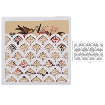 

Grid Frame Background Metal Cutting Die Stencil for DIY Embossing Paper Photo Album Cards Making Scrapbooking Dies Cut Mould