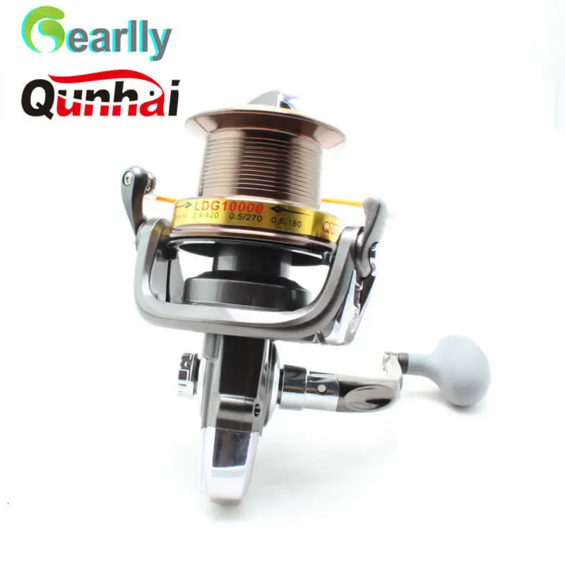 Gearlly новый бренд QunHai спиннингом Рыбная ловля 13bb ldg8000-11000 4.6: 1 6BB Большой Игры лодка дальность заброса выстрел