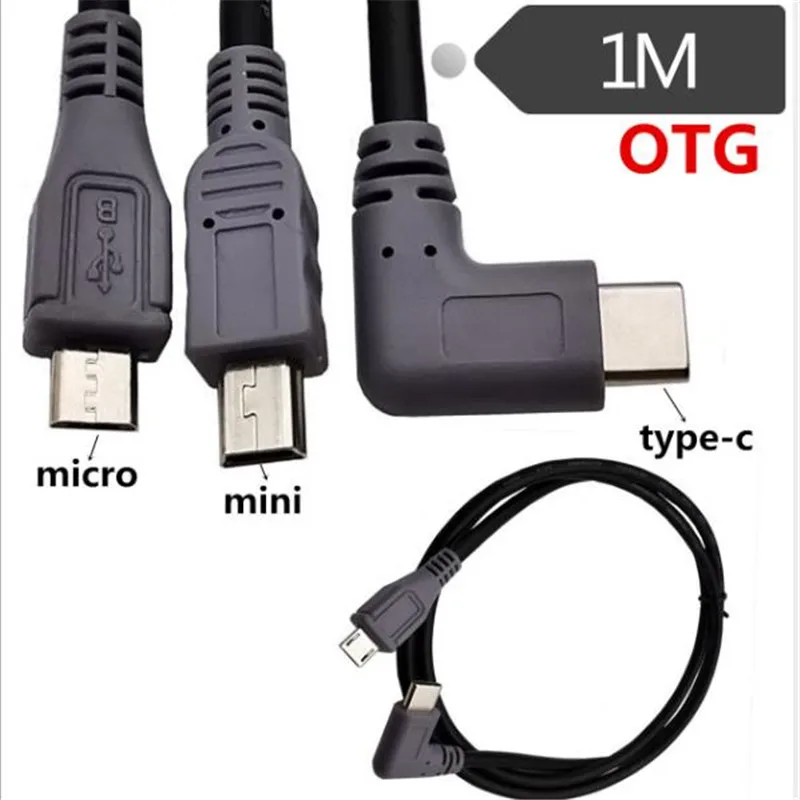 USB3.1Type C для mini 5 P/Micro USB OTG общественных данных копирования зарядный кабель адаптер