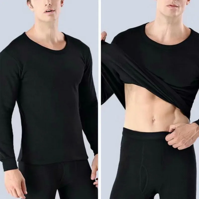 long johns for men New Hot Winter Mens Warm Thermal Underwear for men Long Johns Thermo Underwear Sets Thick Plus Velet Long Johns Man Suits fruit of the loom long johns