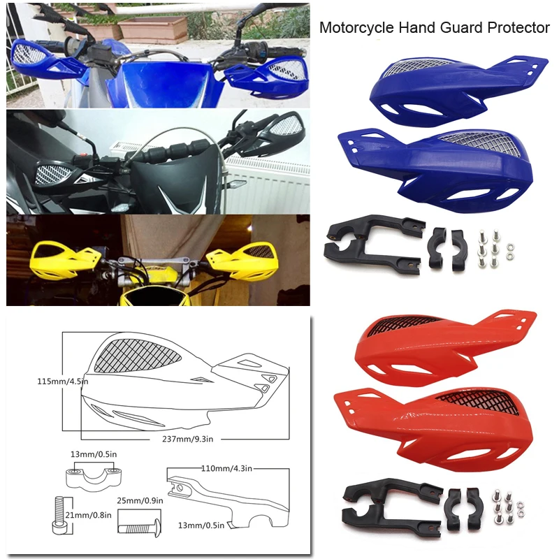 

2pcs/set Motorcycle Hand Guard Protector Windshield Handguard Motorbike Motocross Scooter Protective Handle Motor Accessories