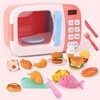 Kid's Kitchen Toys Simulation Microwave Oven Educational Toys Mini Kitchen Food Pretend Play Cutting Role Playing Girls Toys 5