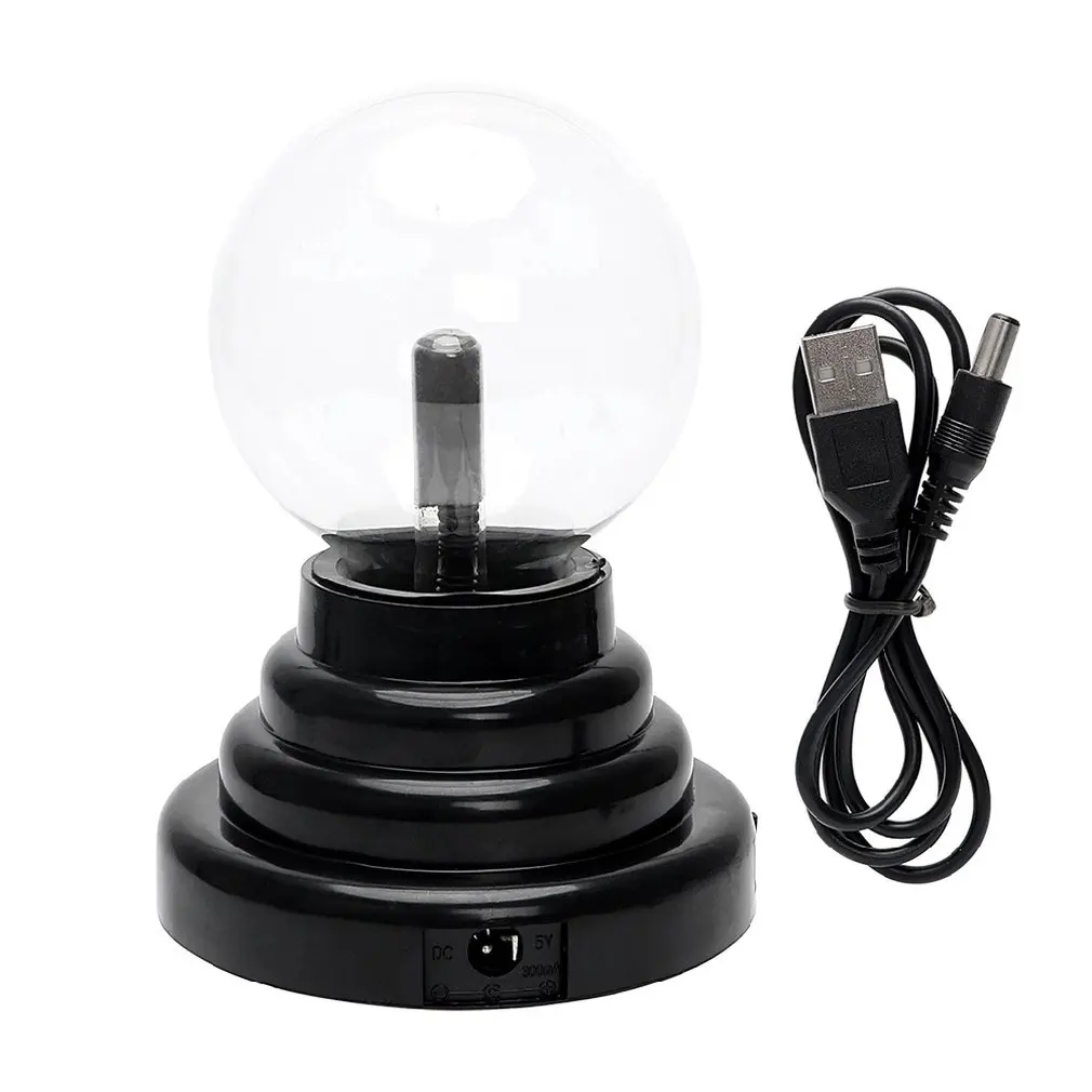 USB Led Волшебный электростатический ионный шар ночник искусственный цветы Хэллоуин украшения огни креативная атмосфера огни