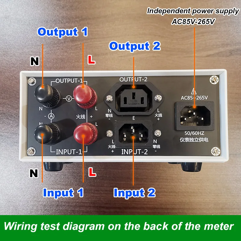 Intelligent AC220V Electric Quantity Electric Parameter Measuring Instrument Power Meter Digital Power Meter Ammeter Voltmeter