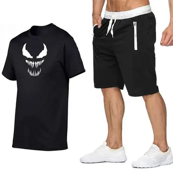 

Men's suits Tau cotton t-shirt breathable summer sports loose round neck short sleeve