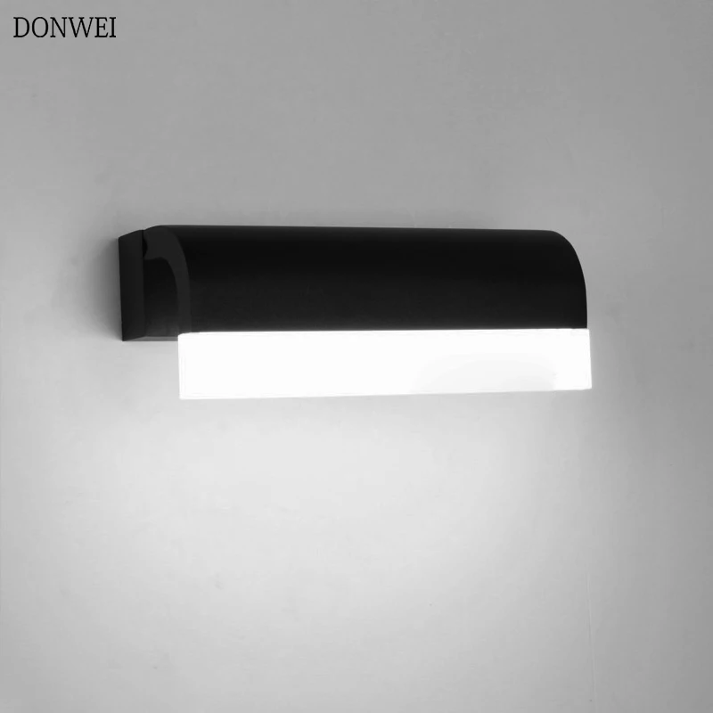 

4W LED Wall Light Waterproof IP65 Porch Light Modern Aluminum LED Wall Lamp Courtyard Garden Outdoor Aside Front Door Light