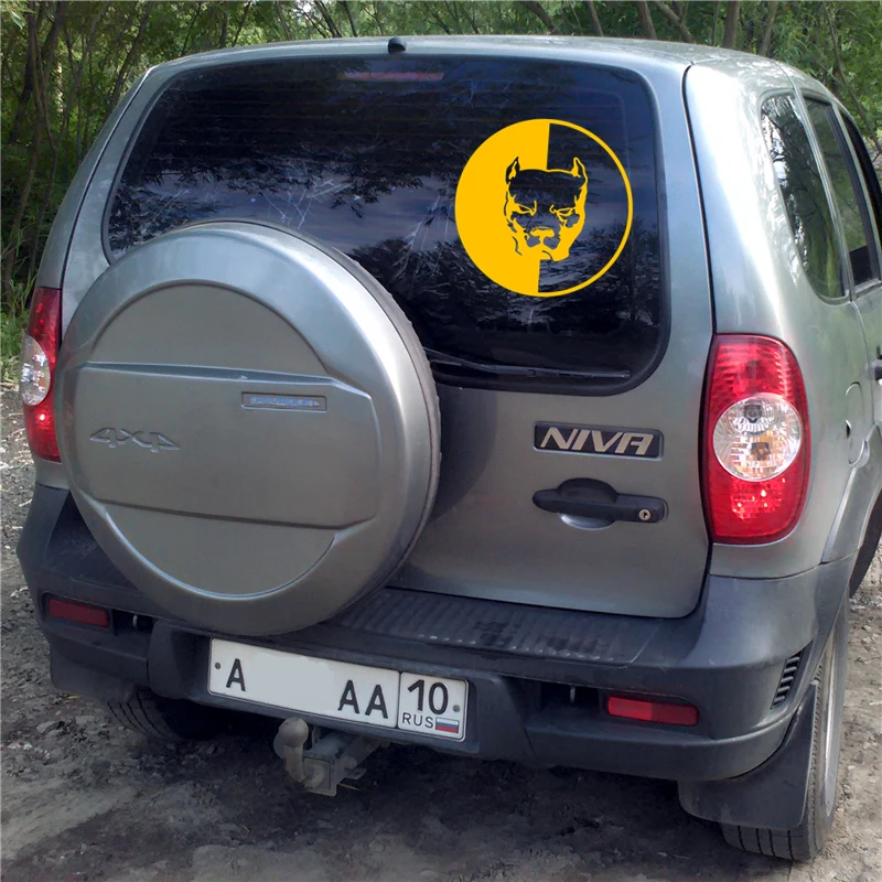 CS 471 # Dog Pit Bull 22 забавная Автомобильная наклейка Водонепроницаемая