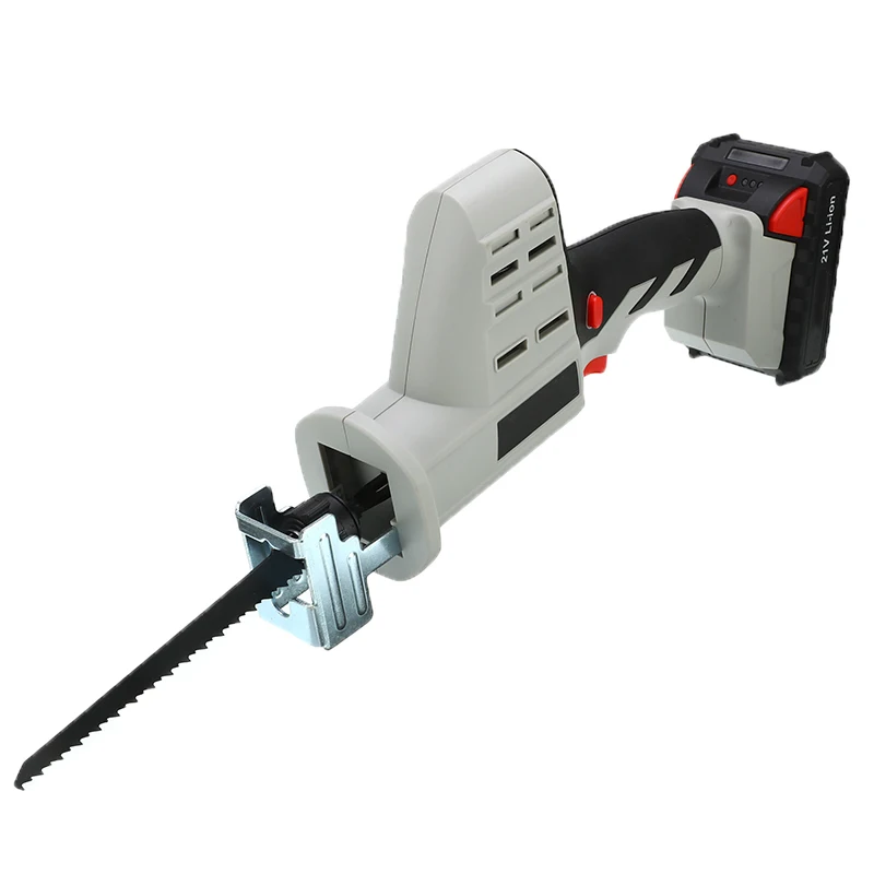 Portable 21V 1500mAh Li-Ion Battery Cordless Reciprocating Saw Electric Saw Blade For Wood Metal Chain Saws Cut Power Tool