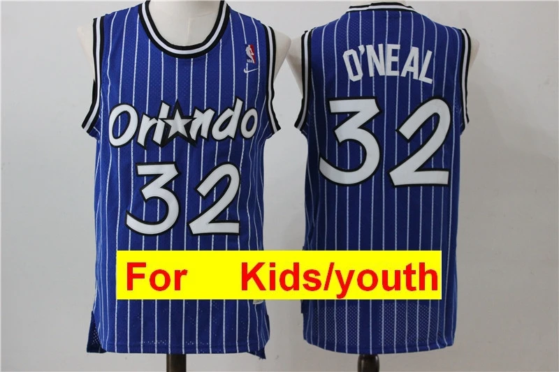 Зеленый Orlando Tracy McGrady Anfernee Peny Hardaway шакиль О 'Нил Аарон Гордон Молодежные баскетбольные майки для детей - Цвет: Зеленый