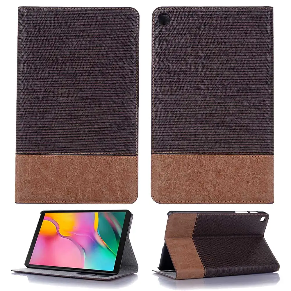 Dark brown Кожаный флип-чехол-подставка для Samsung Galaxy Tab A 8,0 дюймов SM-T290 T295 T297 чехол бизнес Магнитный чехол ультра тонкий чехол - Цвет: Dark brown