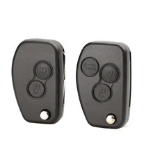 jingyuqin 206 VAC102 Modified Flip Car Key Shell Case 2/3 Buttons for Renault Duster Logan Fluence Clio Kangoo Sandero