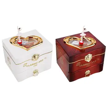 

Classic Rotating Dancer Piano Music Box Clockwork Plastic Jewelry Boxes