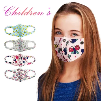 

Face Mask For Kids Print Mask 3d Washable Masks Anfants Masque Protection Mascara Criança Proteçao Mascarilla Maseczka Ochronna