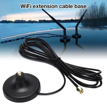

2.4G Antenna Base WIFI3 Meter Extension Cable SMA Inner Needle to Inner Hole Interface 3G4G Carrier Magnetic Antenna Extend
