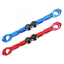 Аксессуары для модификации мотоцикла из алюминия балансировочный барный крест-бар с термометром время мотоциклистов aksesuarlari