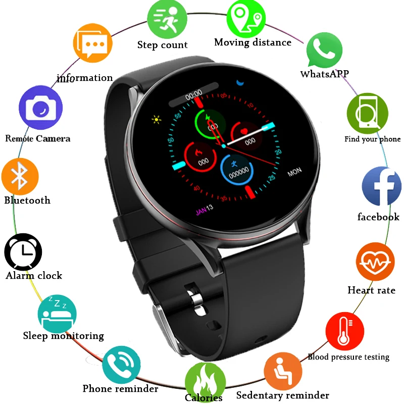 US $21.99 LIGE New Smart Watch Women Men Heart Rate Monitor Blood Pressure Fitness tracker Sport Watch waterproof Smartwatch relogio smart
