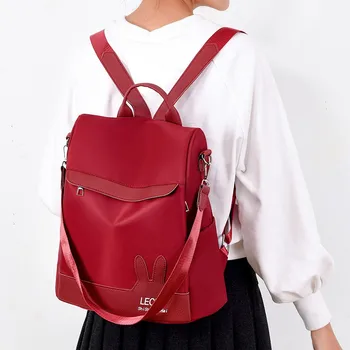 

Fashion Trend Multicolor Waterproof Oxford Multifunctional Backpack Shoulder Bag Multi-Function Bagpack Ladies School Backpack