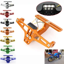 Для KTM 390 Duke- CNC номерной знак рамка держатель кронштейн задний хвост Tidy Fender комплект рамки 390 Duke