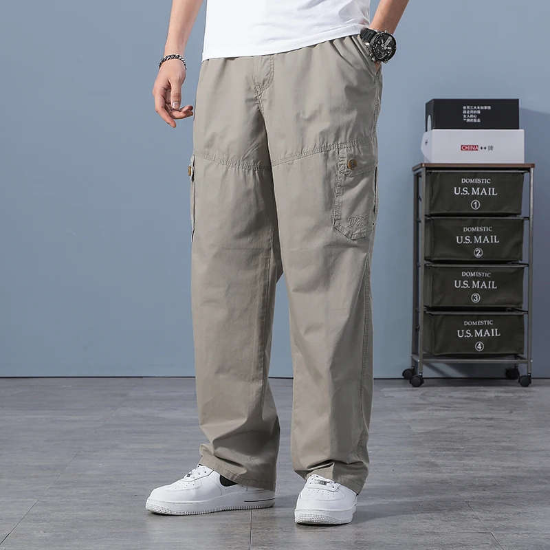 Men's Relaxed Fit Cotton twill Cargo 