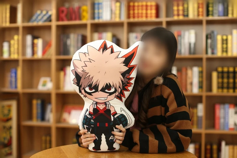 Аниме My Hero Academy Boku no Hero Academy плюшевые игрушки куклы Izuku Bakugou все · Might мягкие милые подушки домашний Декор 50 см