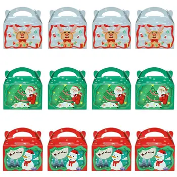 

12 Pcs Handheld Candy Box Candy Packing Box for Candy Snack Party