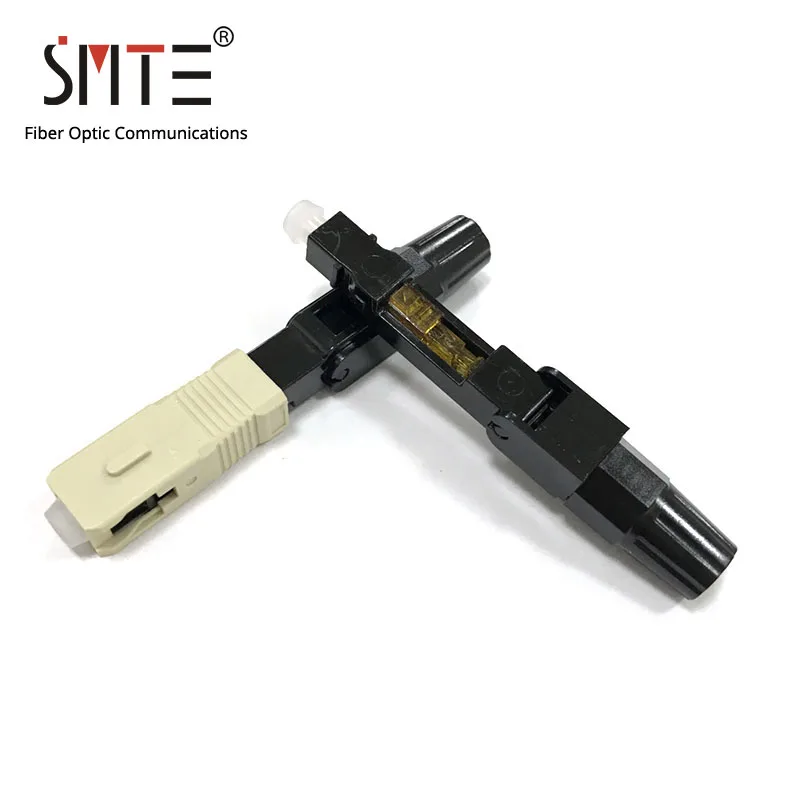 100 шт./лот SC ММ мульти NPFG 8802-TLC/3 60 мм режим SC разъем SC/UPC SC многомодовый быстрый разъем FTTH Волоконно-оптический