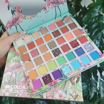 

Eyeshadow Palette Makeup, Matte Shimmer 42 Colors, Highly Pigmented, Creamy Texture Natural Bronze Neutral Cosmetic EyeShadow