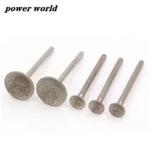 

Diamond Mounted Point Spherical Concave Needle Grinding Bit Head 2.35mm/3mm Shank 160 Grit for Jade Glass Ceramics Carving Tool