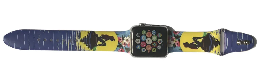 Силиконовый спортивный ремешок YUKIRIN с Микки-Маусом для Apple Watch, серия 4, 3, 2, 1, ремешок для iWatch, для девочек 38, 42 мм, 40, 44 мм