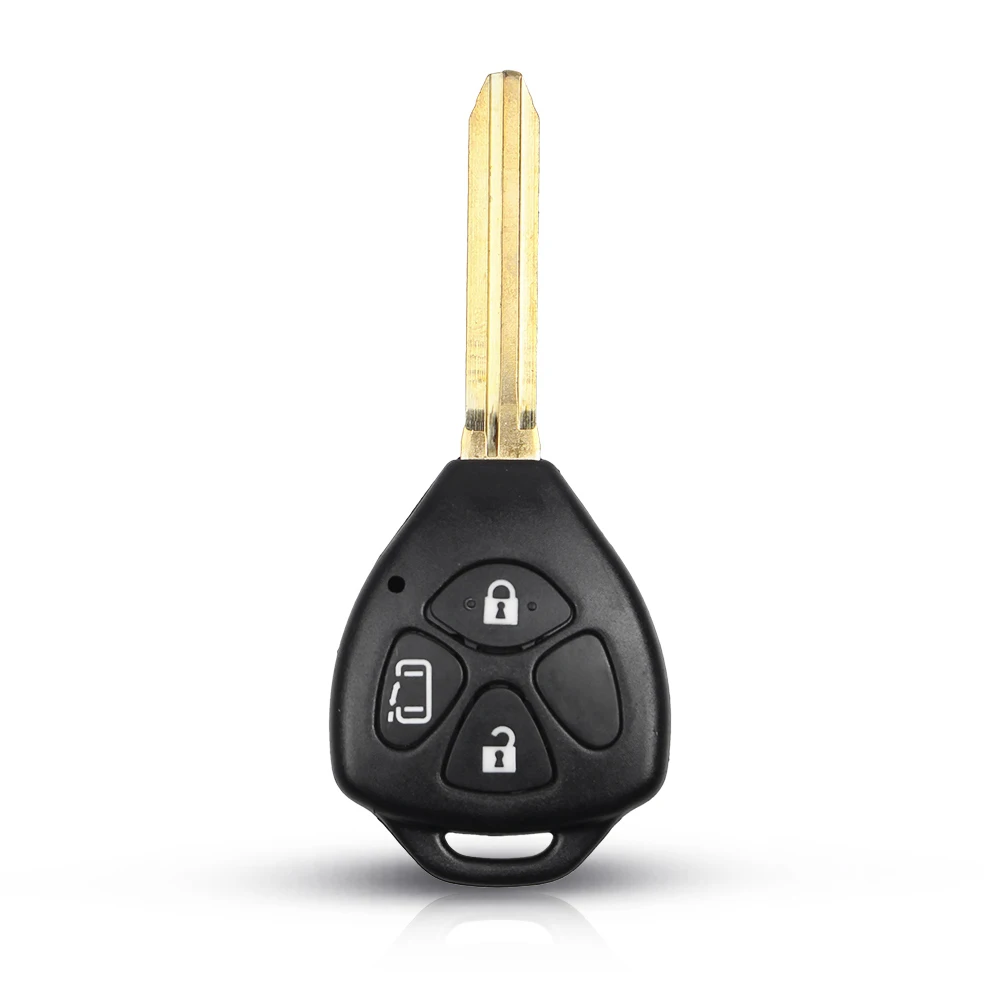 Dandkey 2/3/4 BTN чехол для дистанционного ключа от машины оболочки FOB Toyota Yaris Camry Corolla RAV4