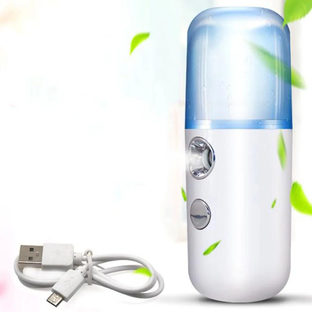 30ml Handy Nano Mist Spray Atomization Mister Face Facial Moisturizing Reduce Fine Wrinkles Redness&pain Skin Tight Refreshed