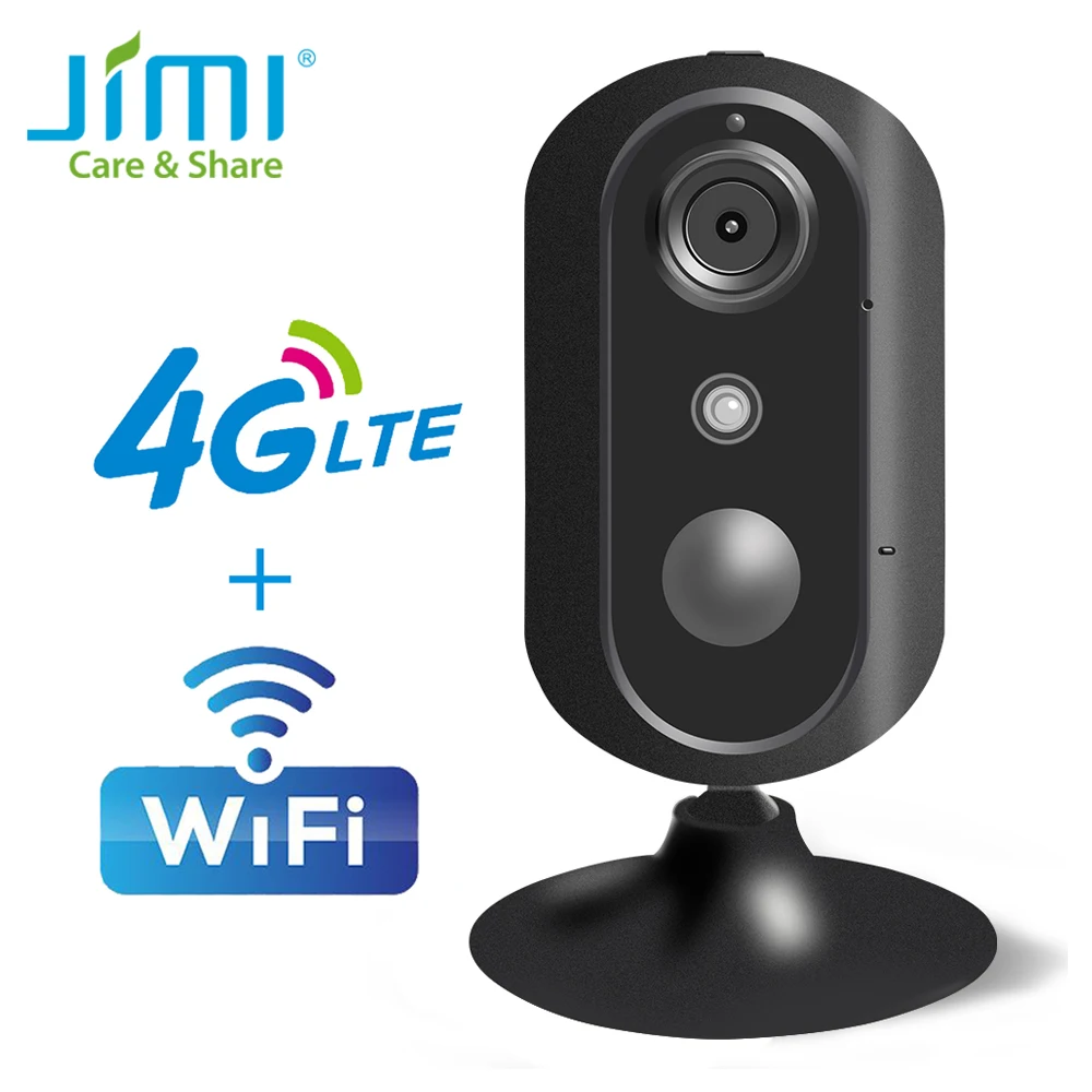 Jimi JH007 4G + Wi Fi домашняя камера беспроводная ip мобильная система видеонаблюдения