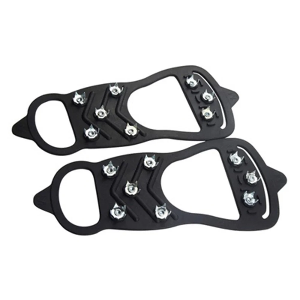 Профессиональная чистка шипы для обуви L Пеший Туризм Восхождение Для женщин Для мужчин когти легкий гаджеты напольный резиновый 10-шпильки прочный