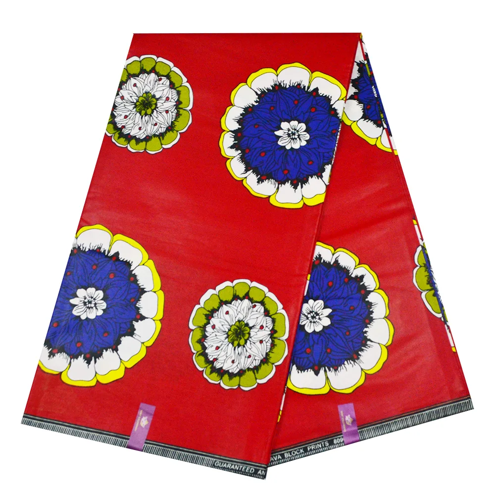 African Ghana Wax Fabric for Sewing Ankara Veritable Super Java Block Prints Fabrics Cotton Nigerian Material Dress | Аксессуары для